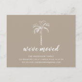 Palm Tree Moving Faire-part moderne (Devant)