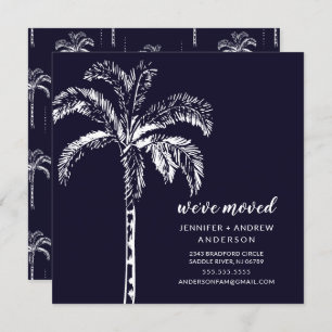 Palm Tree Moving Faire-part moderne