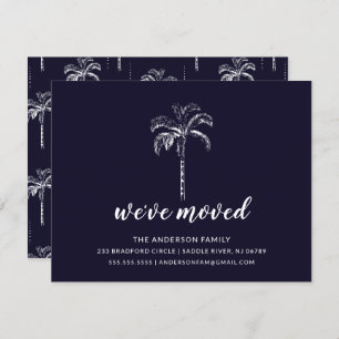 Palm Tree Moving Faire-part moderne