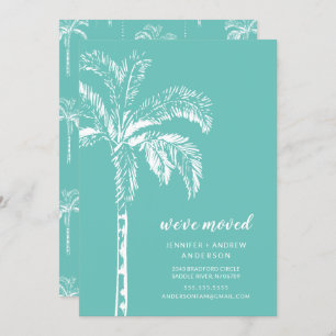 Palm Tree Moving Faire-part moderne