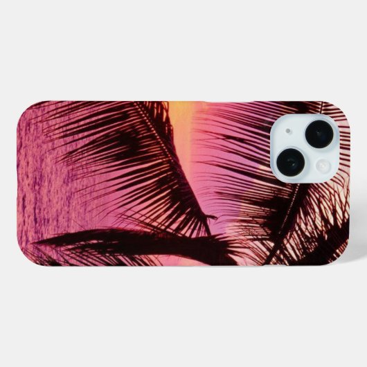 Palm tree phonecase Case-Mate iPhone case (Achterkant (horizontaal))