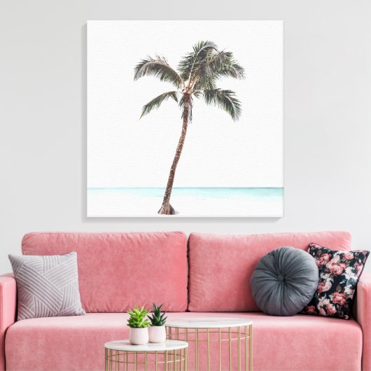 Palm Tree Photo Côtière Tropicale Toile Été Pr (Insitu(Salon))