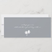 Palm Tree Save the Date Boarding Pass Jamaïque (Dos)