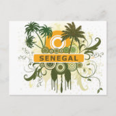 Palm Tree Senegal Briefkaart (Voorkant)