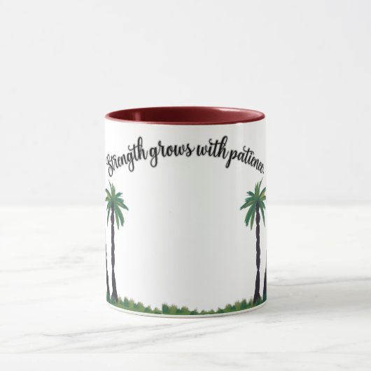 Palm Tree Serenity Mug (Centre)