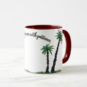 Palm Tree Serenity Mug (Devant droit)