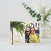 Palm Tree Serez-Vous Mon Invitation D'Épouse (Debout devant)