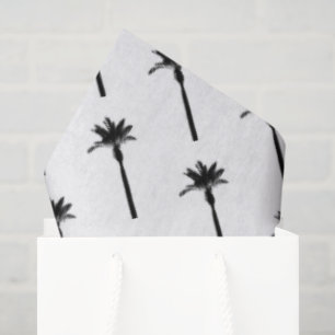 Palm Tree Silhouette Coastal Desert Tropical Tissuepapier