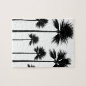 Palm Tree Silhouette Legpuzzel (Horizontaal)