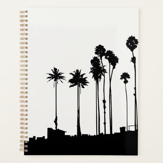 Palm Tree Silhouette Planner (Voorkant)