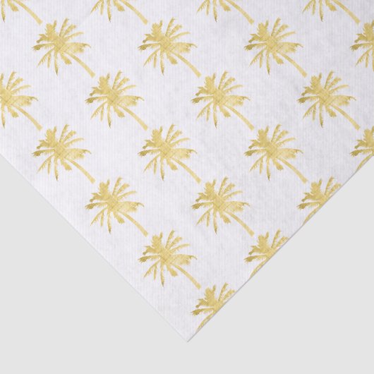 Palm Tree Silhouette Wedding Tissuepapier (Detail)