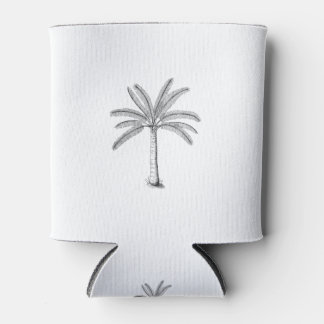 Palm Tree Sketch Black Blikjeskoeler