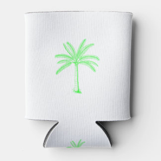 Palm Tree Sketch Green Blikjeskoeler