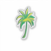 Palm Tree  Sticker (Voorkant)