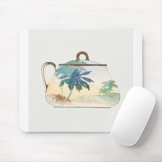Palm Tree Sugar Bowl van Noritake Factory Muismat (Met muis)