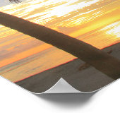 Palm Tree Sunrise Playa Del Carmen Poster du Mexiq (Coin)