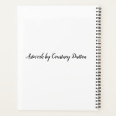 Palm Tree Sunset Design - Planificateur (Dos)