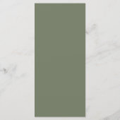 Palm Tree Tropical | Menu Serif Mariage minimal (Dos)