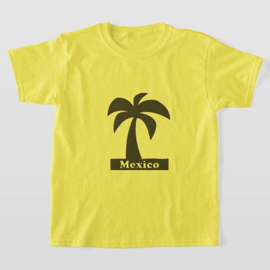 Palm Tree (Vacances Mexique) - T-shirt de base pou (Poser)
