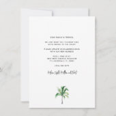 Palm Tree Wijziging van adres Bewegende aankondigi (Achterkant)