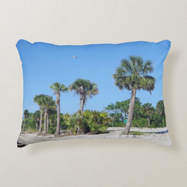 Palm Trees accent kussen (Voorkant)