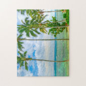 Palm Trees American Samoa. Legpuzzel (Verticaal)