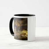 Palm Trees and CBD at Night, Sydney, New South Mok (Voorkant links)