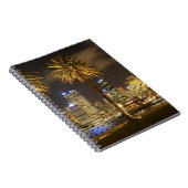 Palm Trees and CBD at Night, Sydney, New South Notitieboek (Rechterzijde)