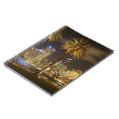 Palm Trees and CBD at Night, Sydney, New South Notitieboek (Linkerzijde)