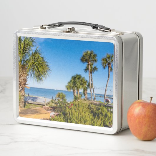Palm Trees Bayside Ochtend Lunchbox (In situ)