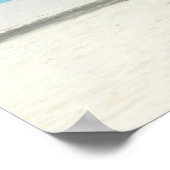 Palm Trees Beach Blue Zee Sky Sunny Day Poster (Hoek)