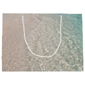 Palm Trees Bestemming Bruiloft Welkom Papieren Zak Large Cadeautasje (Achterkant)