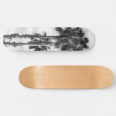 Palm Trees Black White #1 #wall #art Skateboard (Horizontaal)