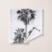 Palm Trees Black & White Vibes #8 #wall #decor Bad Handdoek (Wasdoekje)