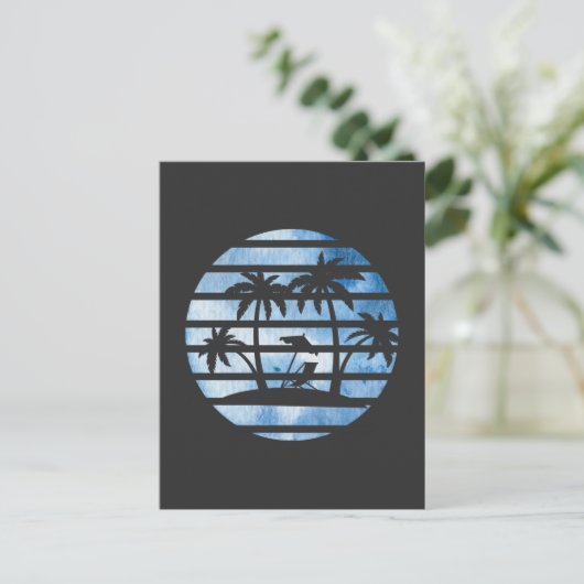 PALM TREES BRIEFKAART (Staand voorkant)