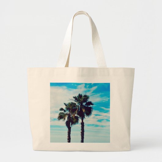 Palm Trees Canvas tas (Voorkant)