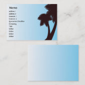 Palm Trees - Chubby Visitekaartje (Voorkant / Achterkant)