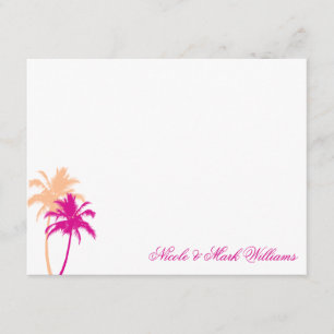 Palm Trees Custom Flat Dank u Kaarten