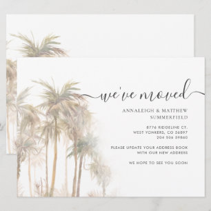 Palm Trees die naar huis gaan We hebben Waterverf 