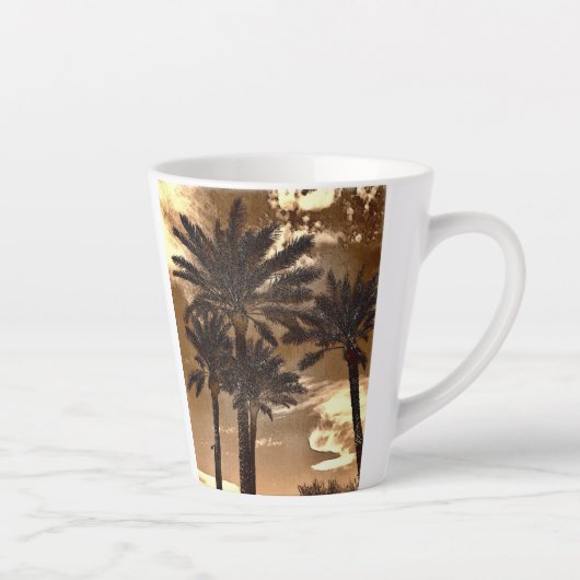 Palm Trees Drama Latte Mok (Rechts)