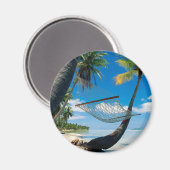 Palm Trees en Hammock Magneet (Voorkant / Achterkant)