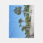 Palm Trees fleece deken (Voorkant)