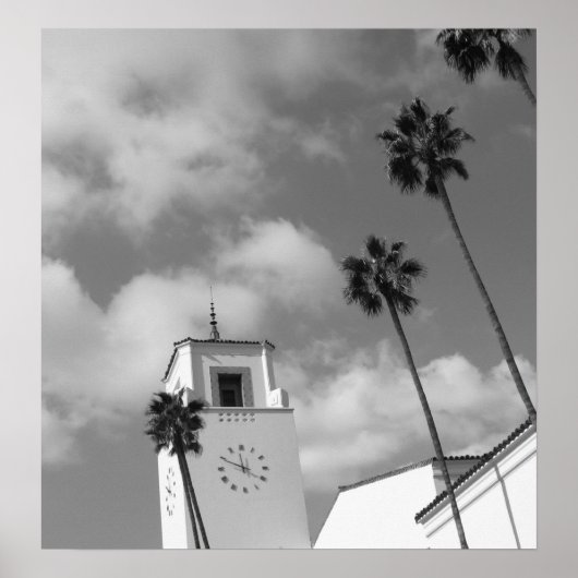 Palm Trees in Los Angeles Poster (Voorkant)