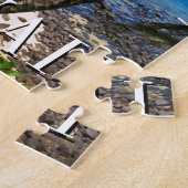 Palm Trees langs Hideaways Beach Legpuzzel (Zijkant)
