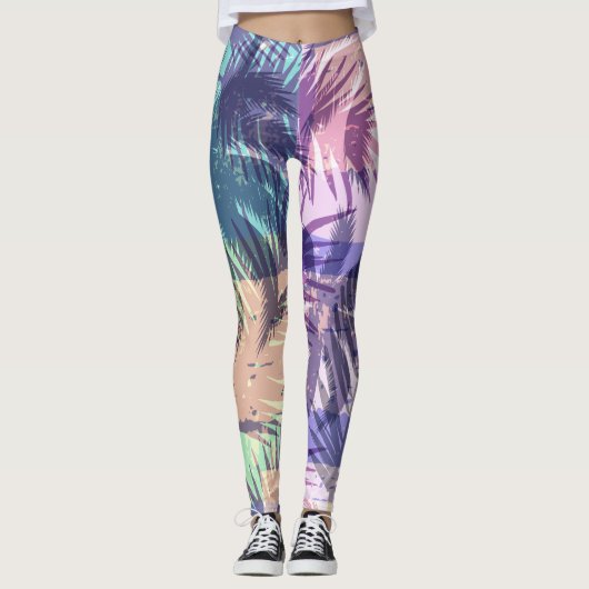 Palm Trees leggings Motifs (Devant)