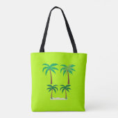Palm Trees, Lime Green Summer Draagtas (Achterkant)