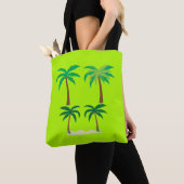 Palm Trees, Lime Green Summer Draagtas (Dichtbij)