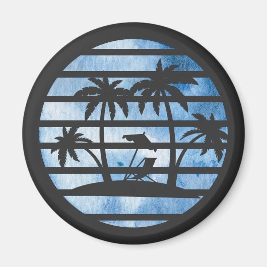 PALM TREES MAGNEET (Voorkant)