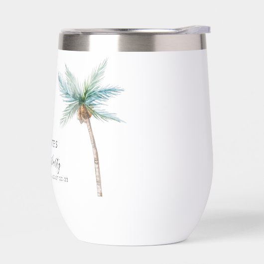 Palm Trees moderne Bachelorette côtière (Gauche)