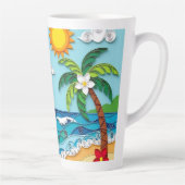Palm Trees on the Beach  Latte Mok (Rechts)